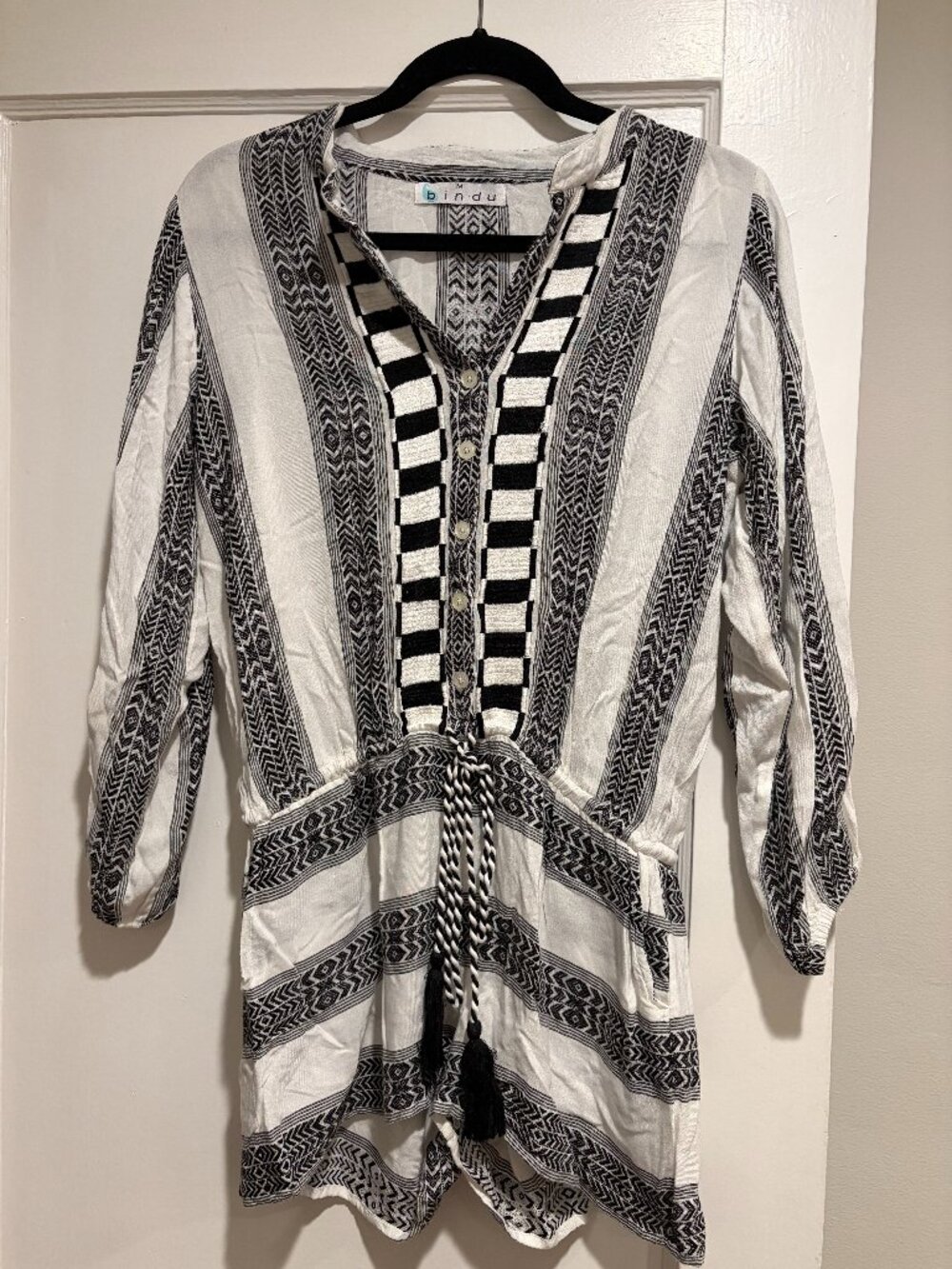 BINDU summer romper or cover up size M